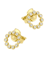 Round Shaped Silver Stud Earring STS-7012